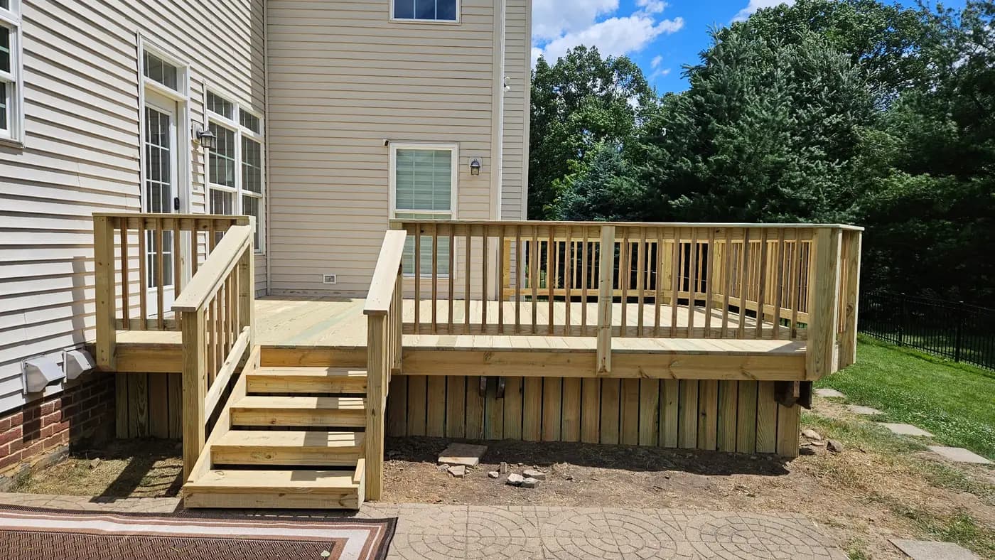 Finished deck